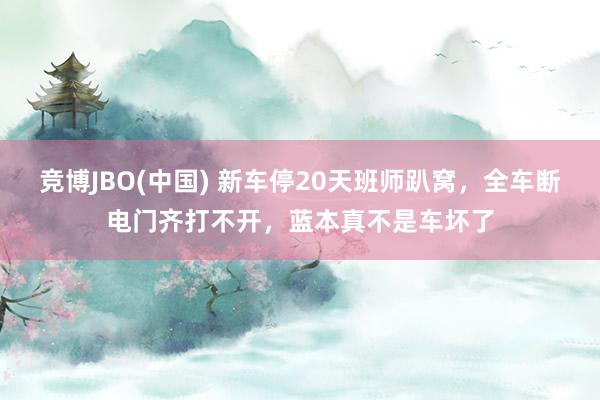 竞博JBO(中国) 新车停20天班师趴窝，全车断电门齐打不开，蓝本真不是车坏了