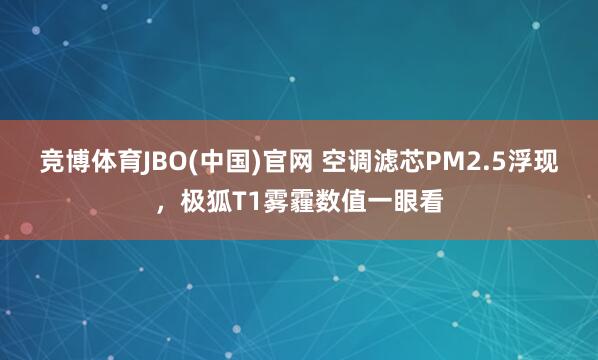 竞博体育JBO(中国)官网 空调滤芯PM2.5浮现，极狐T1雾霾数值一眼看