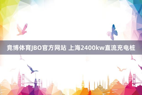 竞博体育JBO官方网站 上海2400kw直流充电桩